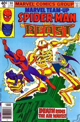 Buy Marvel Team-up Vol:1  #90 Spider-man 1980 Pence Variant • 4.95£