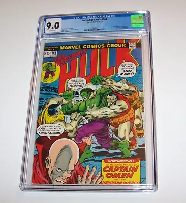 Buy Incredible Hulk #164 - Marvel 1973 Bronze Age Issue - CGC VF/NM 9.0 • 116.62£