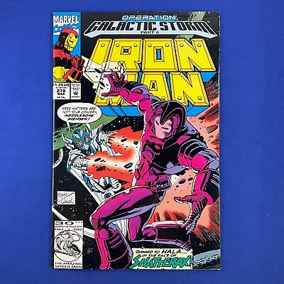 Buy Iron Man #278 Operation Galactic Storm Part 6 Marvel Comics 1992 • 3.15£