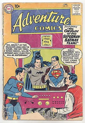 Buy Adventure Comics #275 VG- Swan Papp Superboy Aquaman Origin Batman/Superman Team • 19.82£