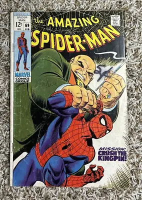Buy Amazing Spider-Man #69 * Nice Copy Sturdy Spine! * 1969 * GD/VG To VG- • 30.37£