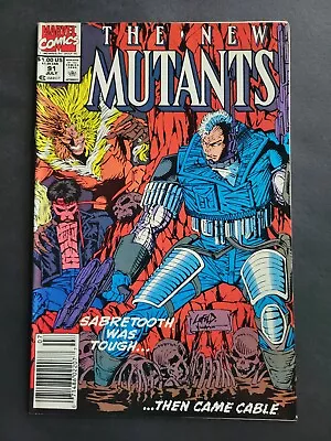Buy The New Mutants #91 (1990) Newsstand Variant 5th App. Of Cable Rob Liefeld  • 4.74£