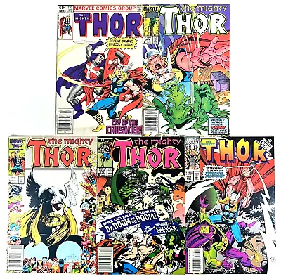 Buy Thor 330,364,373,410,466 Vintage Comic Book Lot 5 Issues Marvel Comics 1983-1993 • 17.80£
