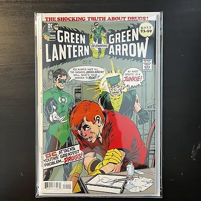Buy Green Lantern #85 Neal Adams Green Arrow Drug Issue Facsimile REPRINT 2019 • 10.25£