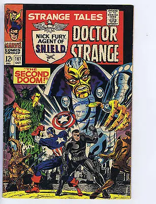 Buy Strange Tales #161 Marvel 1967 The Second Doom ! 1ST SA  APPEARANCE YELLOW CLAW • 20.09£