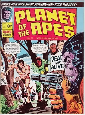Buy Marvel UK, Planet Of The Apes, #14, 1975 • 3£