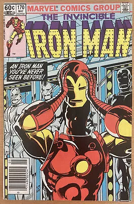 Buy IRON MAN #170 May 1983 1st Jim Rhodes As Iron Man MARK JEWELERS & NEWSSTAND! 🔑 • 59.99£