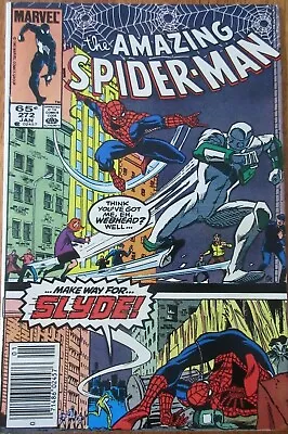 Buy The Amazing Spider-Man #272 Marvel 1985 Comic Book 1st Appearance Of Slyde • 12.70£