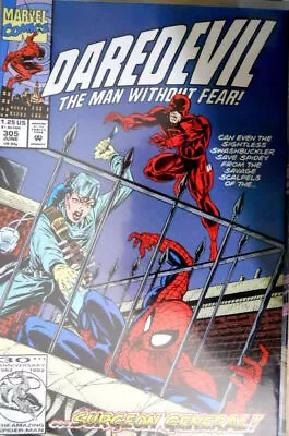 Buy 1992 Daredevil 305 Ed. Marvel Comics [G.198] • 2.57£