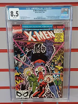 Buy X-MEN ANNUAL #14 (Marvel, 1990) CGC Graded 8.5 ~ GAMBIT ~ WHITE Pages • 39.42£