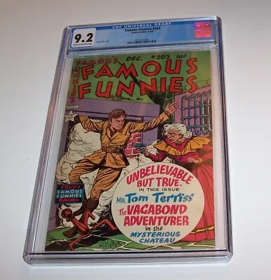 Buy Famous Funnies #203 - Eastern Color 1952 Golden Age Edition - CGC NM- 9.2 • 299.82£