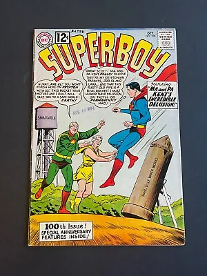 Buy Superboy #100 - Origin Of Superboy Retold (DC, 1962) Fine • 28.33£