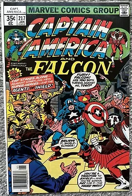 Buy Captain America Comic #217 (marvel,1978) 1st Quasar Marvel Boy Bronze Age ~ • 37.57£