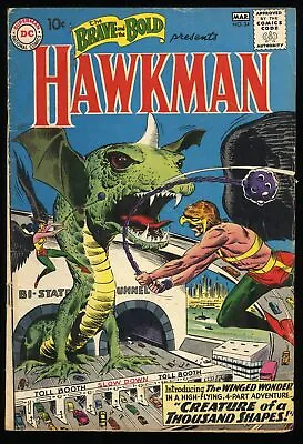 Buy Brave And The Bold #34 VG 4.0 1st Silver Age Hawkman! DC Comics 1961 • 240.71£