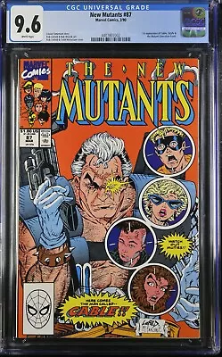 Buy New Mutants #87 CGC 9.6 White Pages, 1st Appearance Cable, Free Shipping • 166.81£