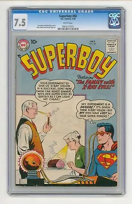 Buy Superboy #66 CGC 7.5 Oregon Collection With Certificate • 310£