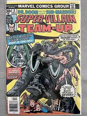 Buy Marvel Comics Group Dr Doom And Sub Mariner Super-villain Team Up #8 1976 • 11.99£