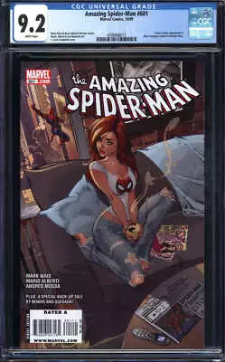Buy Amazing Spider-man #601 Cgc 9.2 White Pages // J Scott Campbell Cover 2009 • 186.51£