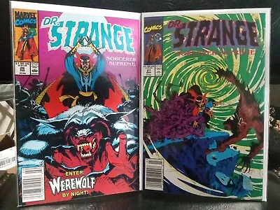 Buy Dr.Strange Lot Of 2 #26/#27 (Werewolf By Night Cameos) (Newstand) • 12.79£