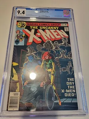Buy X-MEN #114 CGC 9.4 1978 KEY ISSUE 1st  UNCANNY  Newsstand New Case Price REDUCED • 193.60£