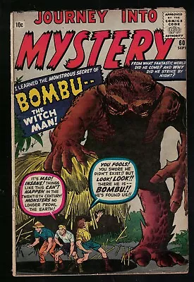 Buy Marvel Comics VG 4.0 PRE THOR #60 Journey Into Mystery BOMBU WITCH MAN • 69.99£
