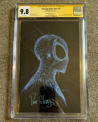 Buy Amazing Spider-Man 55 3rd Print Patrick Gleason Virgin CGC 9.8 Signature Series • 95£