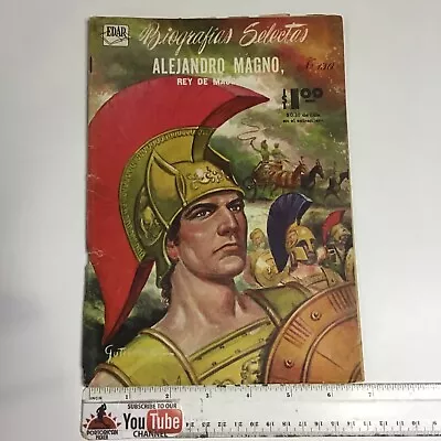 Buy 1961 Spanish Comics Biografias Selectas #130 Alejandro Magno El Rey Edar Mexico • 3.93£