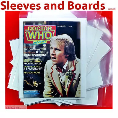 Buy Marvel Dr Who Magazine Bags / Sleeves Resealable Tape Seal British Size2 # X10 . • 11.99£