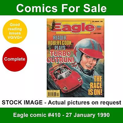 Buy Eagle Comic #410 - 27 January 1990 - VG/VG+ • 3.49£