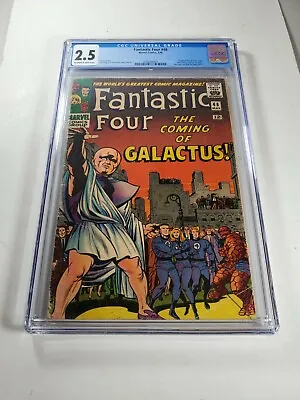 Buy Fantastic Four #48 - Marvel 1966 CGC 2.5 1st App/Origin Silver Surfer & Galactus • 709.97£
