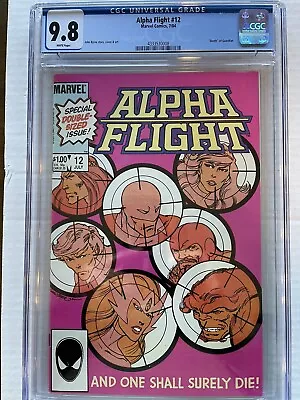 Buy Alpha Flight #12 (July 1984) CGC Graded 9.8 ~ White Pages. Graded 10/23. • 102.78£
