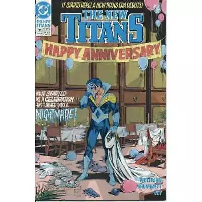 Buy New Titans #71 In Near Mint Minus Condition. DC Comics [o* • 2.34£