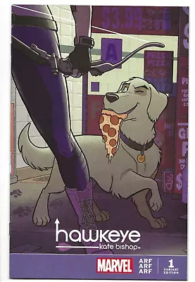 Buy Hawkeye Kate Bishop #1 Tony Fleece Pizza Dog Variant ( 2021 ) Nm • 9.95£