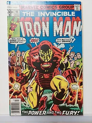 Buy The Invincible Iron Man #96     Marvel Comics 1977      (F416) • 4.75£