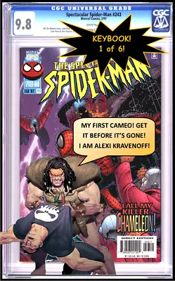 Buy Spectacular Spider-man #243 - Cgc 9.8 Wp - Direct Edition - 1st Alexi Kravinoff! • 119.93£