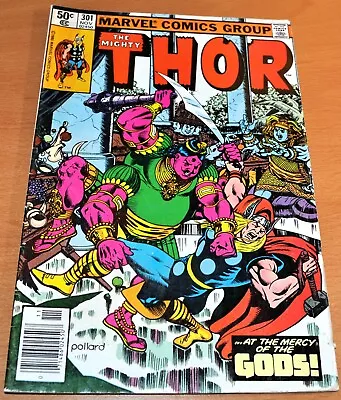 Buy The Mighty Thor #301 - Nov. 1980 - Marvel Comics - $0.50 - VG+ • 2.36£