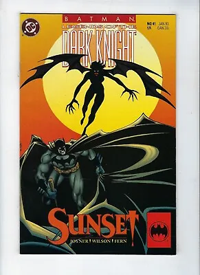 Buy BATMAN: LEGENDS OF THE DARK KNIGHT # 41 (SUNSET, High Grade, JAN 1993) NM • 3.95£