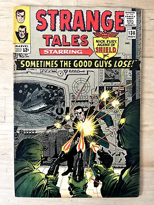 Buy Strange Tales #138 (Marvel 1965) - FN- ; Intro Eternity • 76.19£