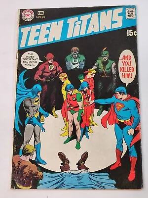 Buy Teen Titans 25 DC Comics 1st App Lilith Clay & Loren Jupiter Early Bronze 1970 • 23.75£