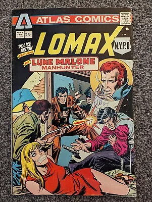 Buy Police Action 1 Lomax Luke Malone Manhunter. Atlas Comics 1975. Combined Postage • 2.49£
