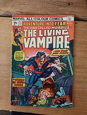 Buy The Living Vampire # 23 Marvel Comic  1974 • 2.50£