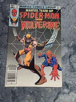 Buy Marvel Team-Up #117 Marvel Comics 1982 Newsstand Spiderman & Wolverine FN • 9.59£