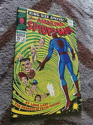 Buy Amazing Spiderman King Size Special 5 Nm 1994 Jc Penny Reprint Rare Scarce ! Key • 25£