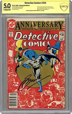 Buy Detective Comics #526 CBCS 5.0 Newsstand SS Gerry Conway 1983 23-0B02941-023 • 88.41£