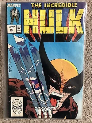 Buy The Incredible Hulk 340 Wolverine Todd McFarlane Cover • 105£