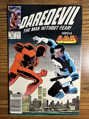 Buy Daredevil 257 Newsstand John Romita Jr Punisher Cover Marvel 1988 Vintage L • 9.38£