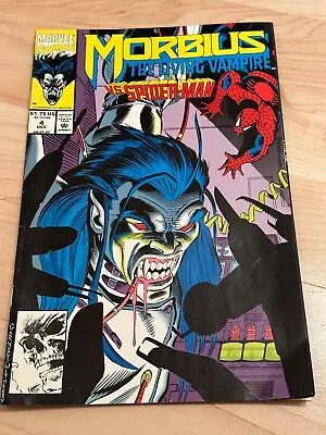 Buy MORBIUS: THE LIVING VAMPIRE, #4, 1992, SPIDER-MAN, First App DR PAIN. RARE! • 7£