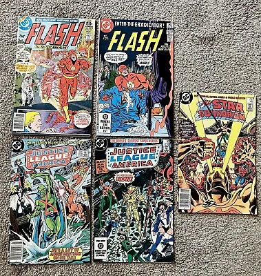 Buy 80’s Barry Allen Flash Justice League JLA Comic Books DC Issues 267 314 228 229 • 10.45£