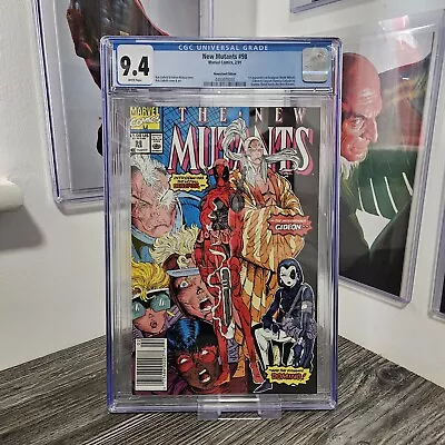 Buy New Mutants 98 | CGC 9.4 Newstand | Marvel Comics 1991 | 1st App Deadpool • 550£