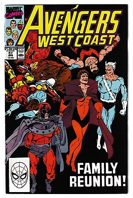 Buy The West Coast Avengers #57 - Marvel 1990 - John Byrne [Ft Magneto] • 6.39£
